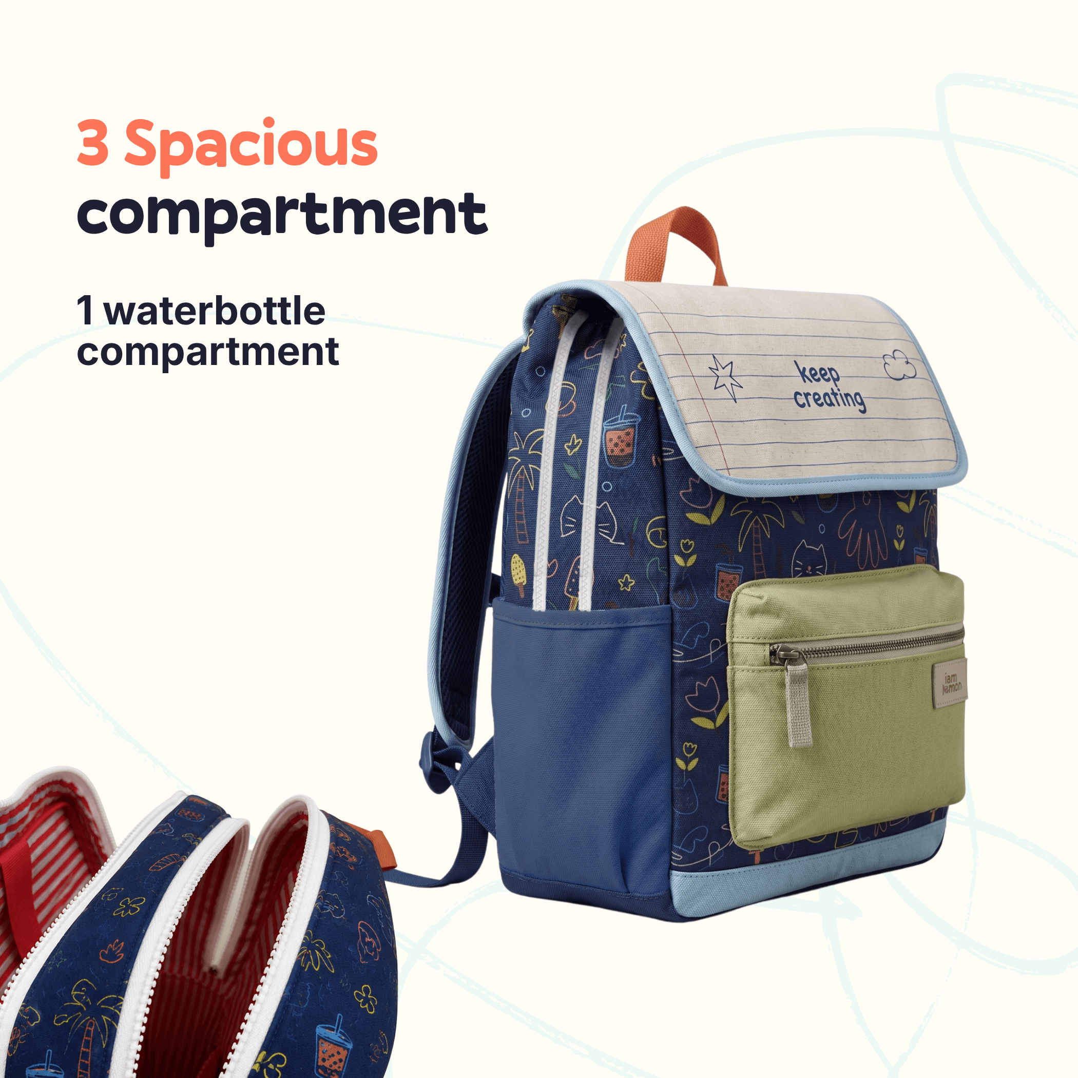 3 Compartments